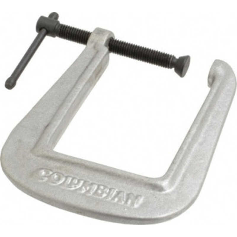 Wilton Light-Duty 2 Max Opening, 3-1/2 Throat Depth, Ductile Iron Standard C-Clamp 450 Lb Capacity, 0 Min Opening, Deep Throat 42520 – 08097537