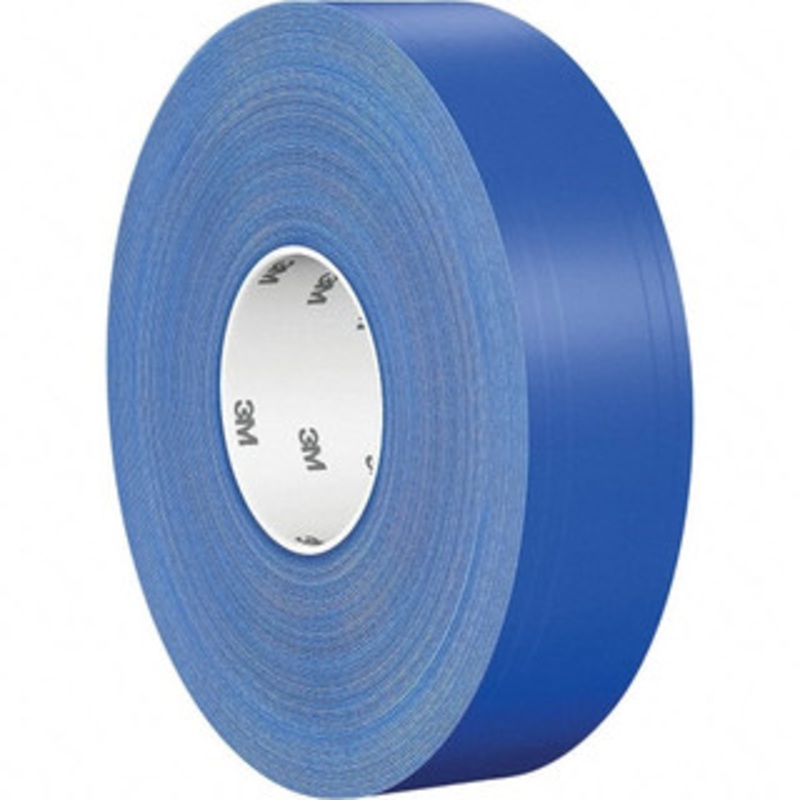 3M 2 x 108 ft. Vinyl Floor & Egress Tape 32 mil, Blue, Solid Color, Heavy/High Traffic 7010379512 – 94858875