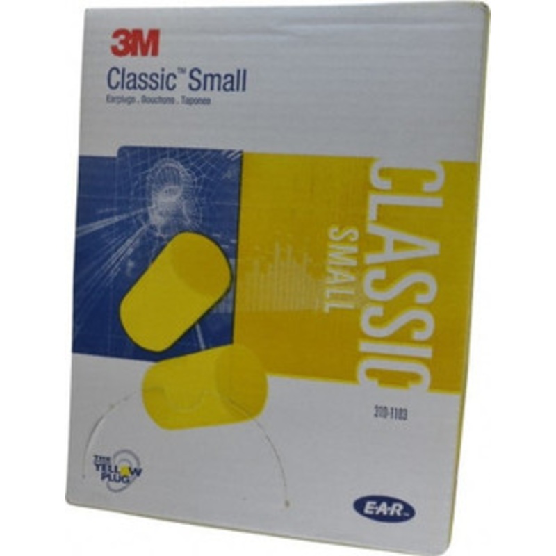 3M 200 Qty 1 Pack Disposable, Uncorded, 29 dB, Barrel Earplugs Yellow, 200 Pairs 7000127171 – 06525489