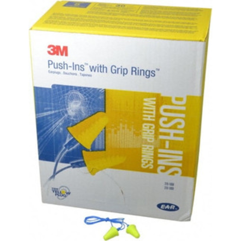 3M 200 Qty 1 Pack Reusable, Corded, 30 dB Earplugs Yellow, 200 Pairs 7000127186 – 02223410