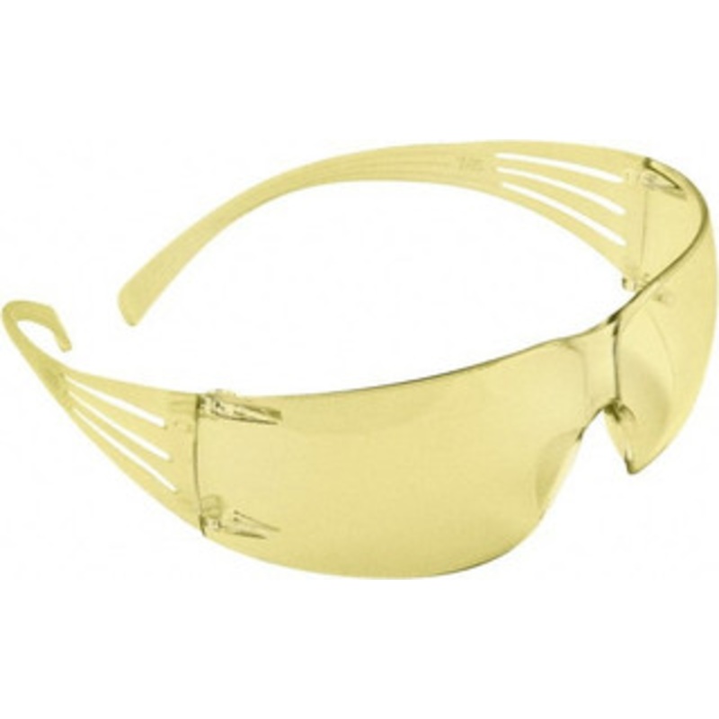 3M Amber Lenses, Framed Safety Glasses Scratch Resistant, Amber Frame, Size Universal, Wrap Around 7010293198 – 87261764