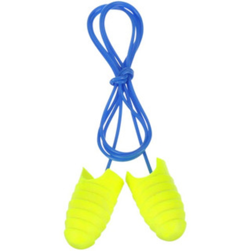 3M Earplugs, Disposable or Reusable: Disposable, Style: Corded, Noise Reduction Rating (dB): 31.00, Plug Shape: Bullet, Plug Color: Yellow, Plug Material: Foam 7000127654 – 93071645