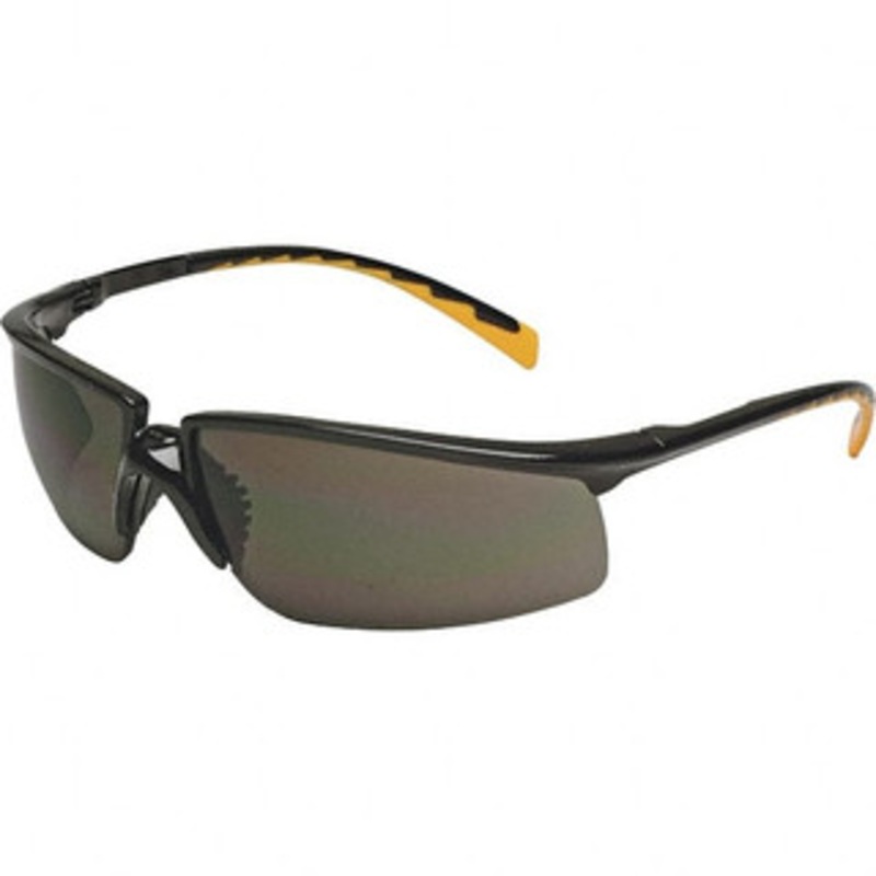 3M Gray Lenses, Framed Safety Glasses Anti-Fog, Scratch Resistant, Black/Orange Plastic Frame, Size Universal, Wrap Around 7000127536 – 85684892