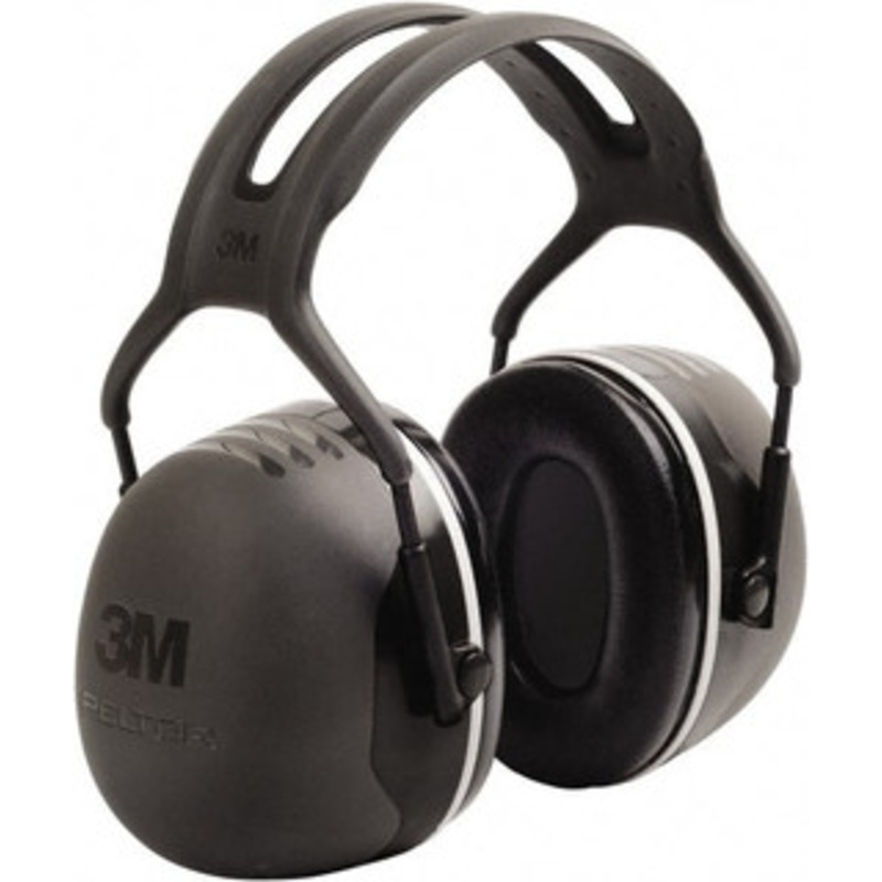 3M Over the Head Black Foam Cushion Earmuffs 31 NRR Rating, Adjustable Headband 7000104074 – 87262523