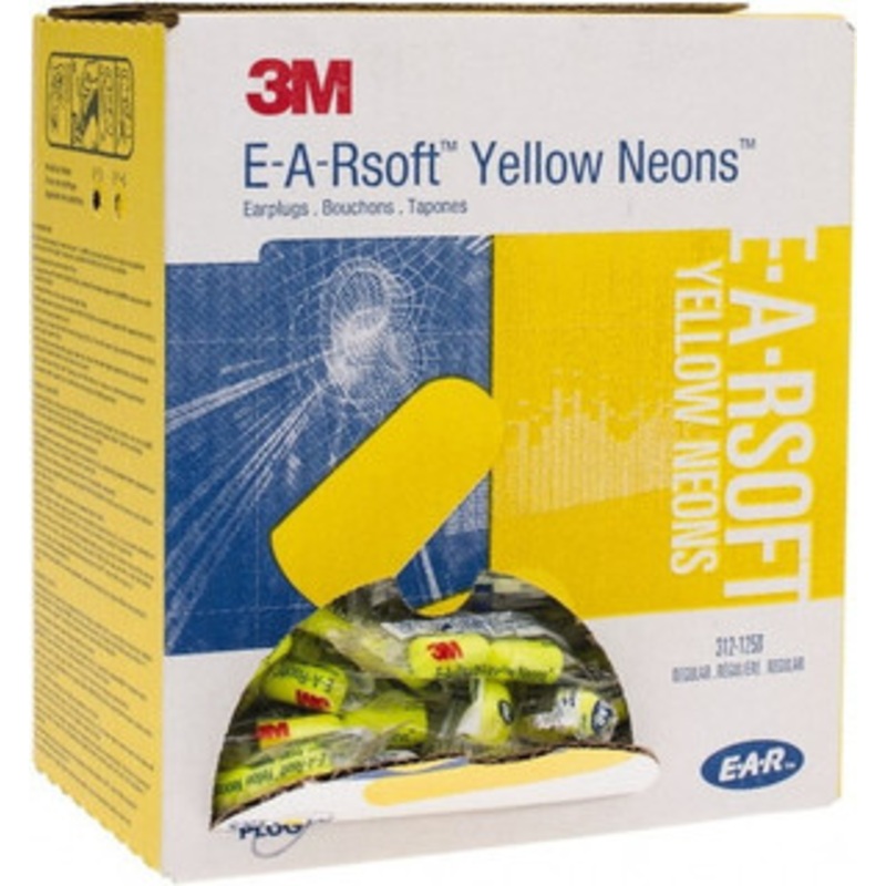 3M 200 Qty 1 Pack Disposable, Uncorded, 33 dB Earplugs Yellow, 200 Pairs 7000002303 – 08353138