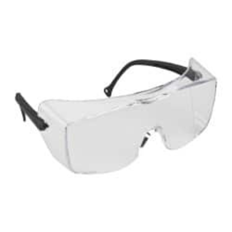3M Clear Lenses, Frameless Safety Glasses Anti-Fog, Scratch Resistant, Plastic Frame, Size Universal, Over the Glasses 7000042891 – 07416860