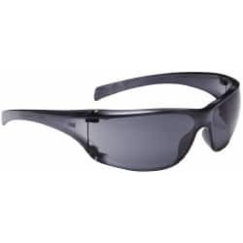 3M Gray Lenses, Framed Safety Glasses Anti-Fog, Scratch Resistant, Gray Plastic Frame, Size Universal, Wrap Around 7000030050 – 64556897