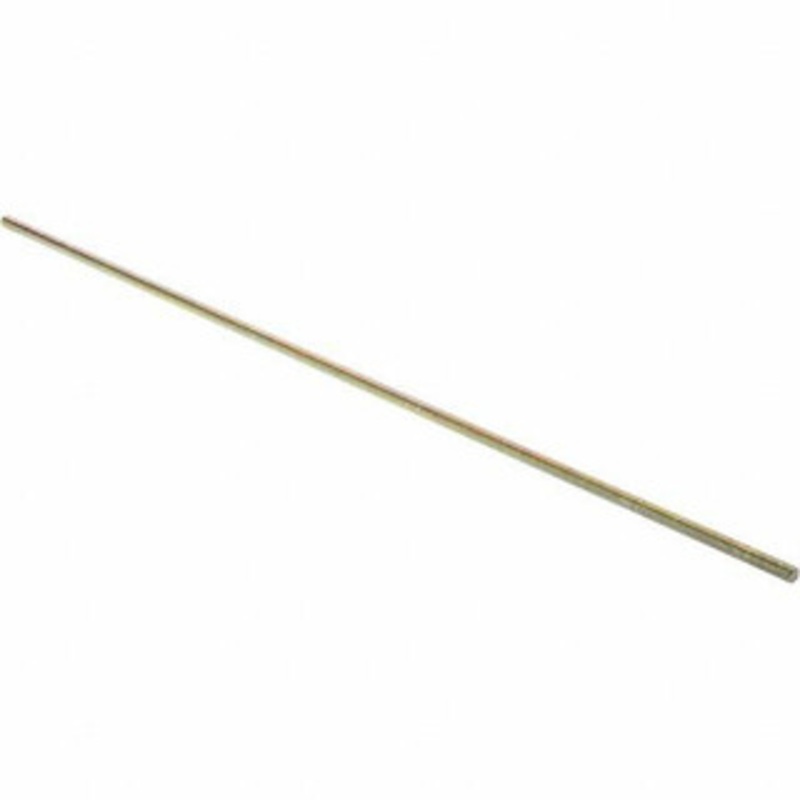 Value Collection 7/16-20 x 3 ft. Low Carbon Steel Threaded Rod Yellow Zinc Plated Finish, UNF 36918 – 52681285