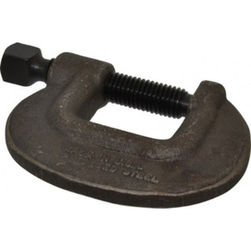 Wilton Extra Heavy-Duty 1-3/4 Max Opening, 1-3/16 Throat Depth, Forged Steel Standard C-Clamp 8,750 Lb Capacity, 0 Min Opening, Standard Throat Depth, Cold Drawn Steel Screw 14527 – 78090420