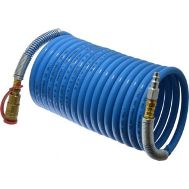 3M 25 Ft. Long, High Pressure Coiled SAR Supply Hose 3/8 Inch Inside Diameter, Compatible with 3M High Pressure Compressed Air System 7000031122 – 06418776