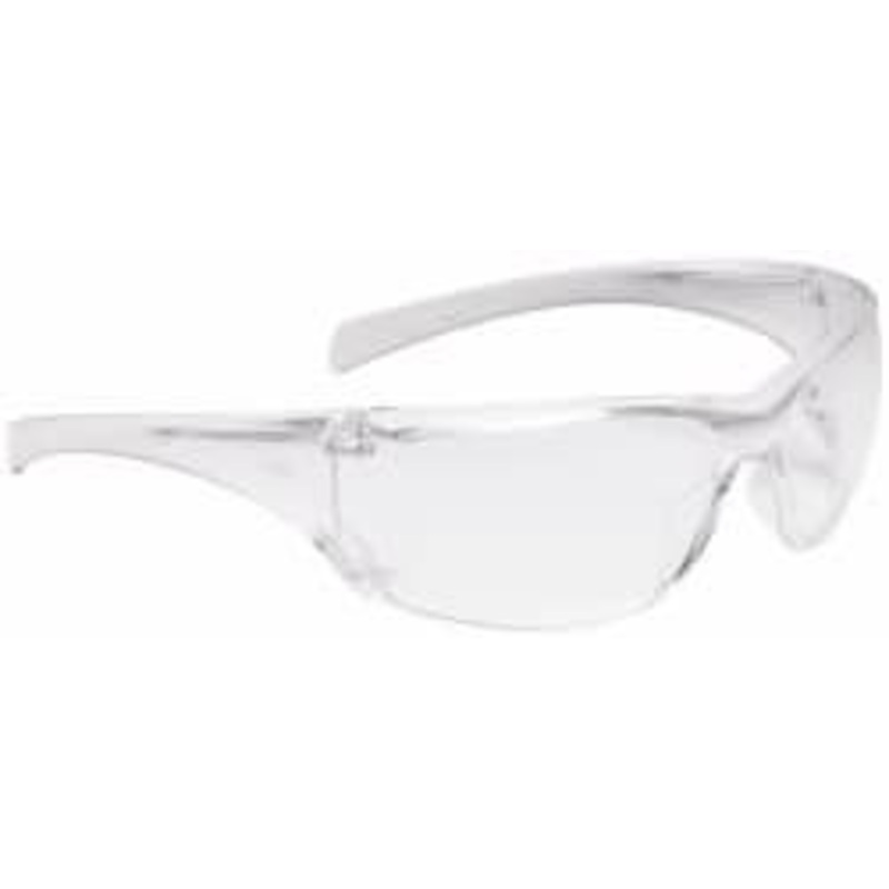 3M Clear Lenses, Framed Safety Glasses Scratch Resistant, Clear Plastic Frame, Size Universal, Wrap Around 7000030054 – 64556905