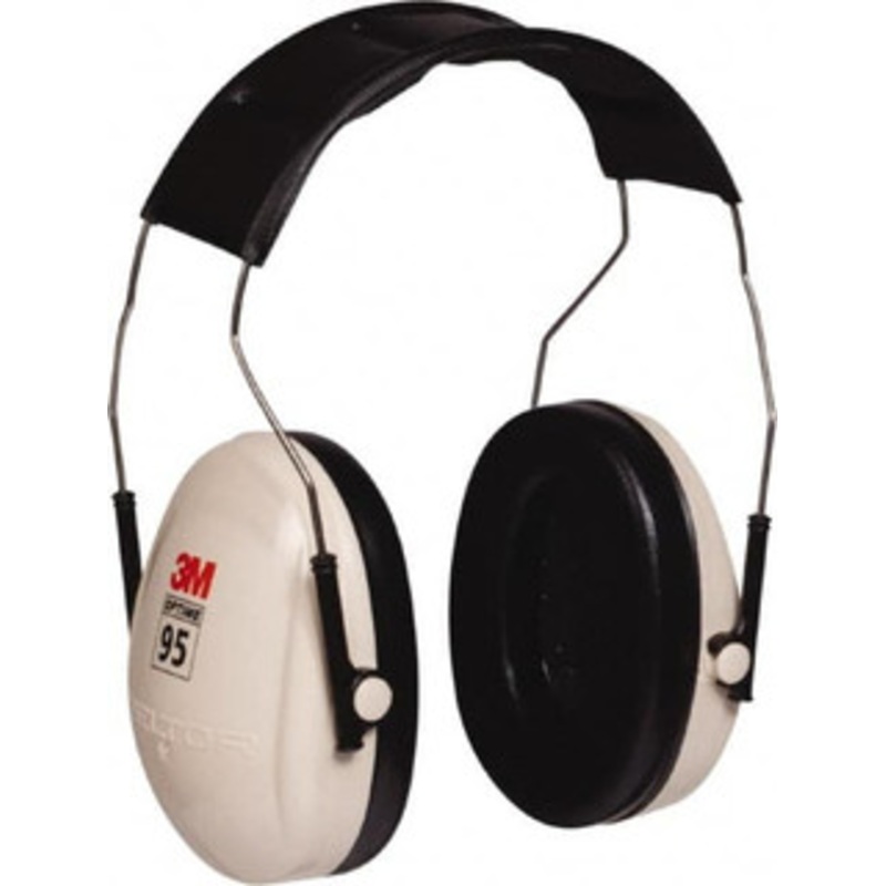 3M Over the Head Beige & Black Foam Cushion Earmuffs 21 NRR Rating 7000009667 – 59449777