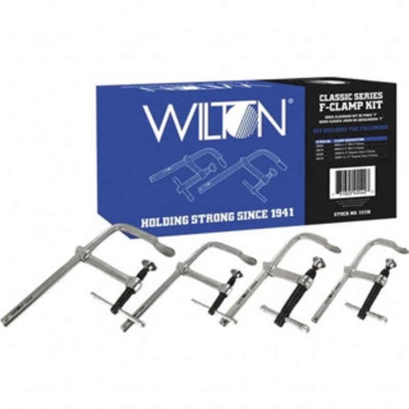 Wilton Sliding Arm Clamp Sets, Clamp Type: Standard, Clamp Type: Standard, Throat Depths (Decimal Inch): 2.2500, 4.7500, 5.5000, Maximum Capacity (Inch): 12, Throat Depth (Decimal Inch): 5.5000 11116 – 31692379