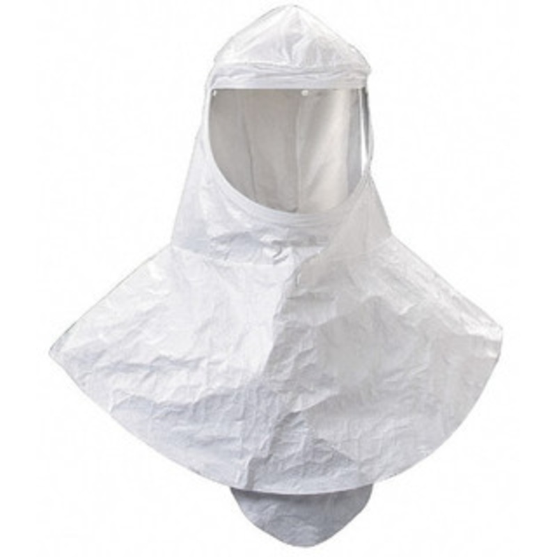 3M 10 Qty 1 Pack Size M, PAPR Compatible Hood Tychem QC, White, Compatible with H-422 & H-421 7000002073 – 03723236