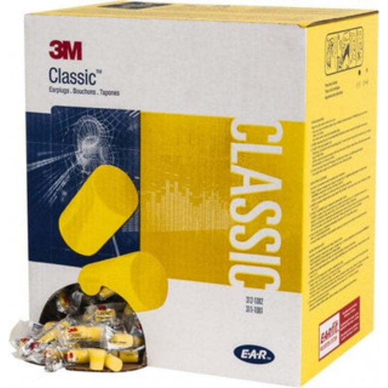 3M 1000 Qty 1 Pack Disposable, Uncorded, 29 dB, Barrel Earplugs Yellow, 1000 Pairs 7000029955 – 85836740