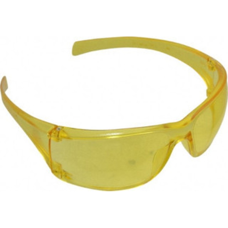 3M Amber Lenses, Framed Safety Glasses Anti-Fog, Scratch Resistant, Amber Plastic Frame, Size Universal, Wrap Around 7000030052 – 64556871