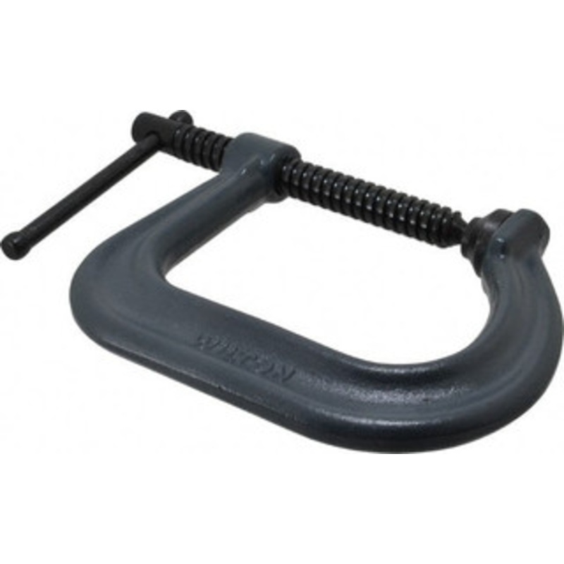Wilton Regular-Duty 4 Max Opening, 4 Throat Depth, Forged Steel Standard C-Clamp 4,100 Lb Capacity, 0 Min Opening, Square Deep Throat 14350 – 08101644