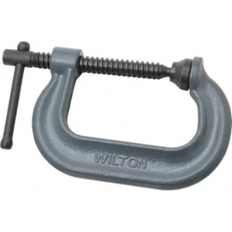 Wilton Regular-Duty 3 Max Opening, 2-1/2 Throat Depth, Forged Steel Standard C-Clamp 3,500 Lb Capacity, 0 Min Opening, Deep Throat 14228 – 78090032