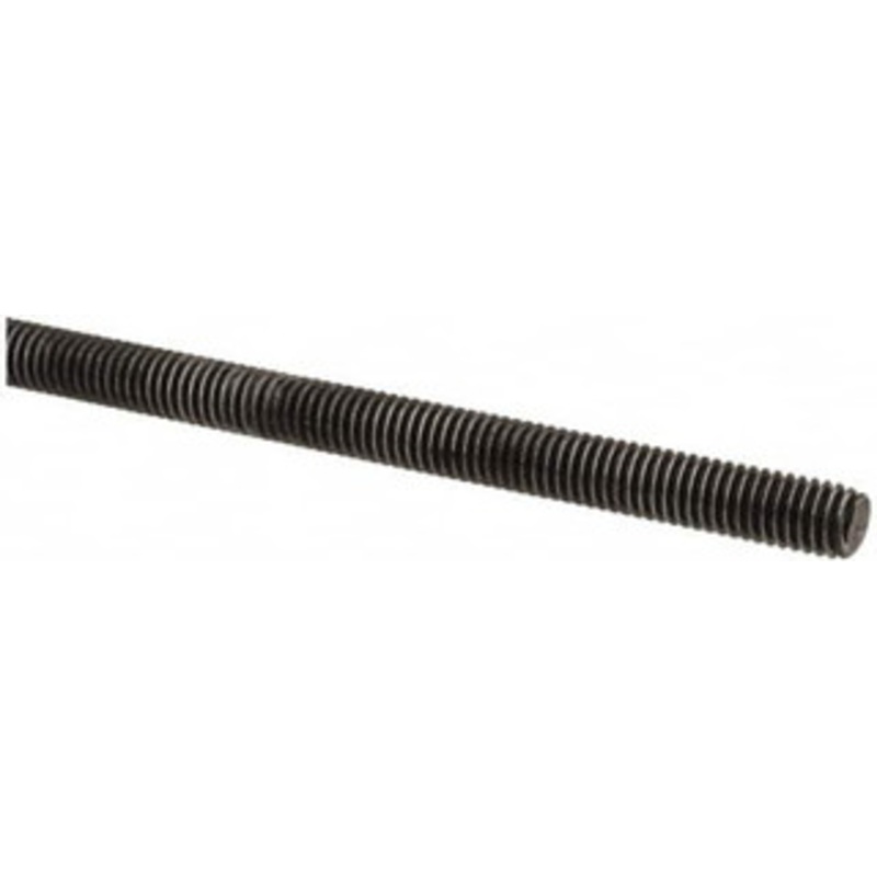 Value Collection M6x1 x 1m Steel Metric Threaded Rod Right Hand Thread, Oil Finish, UNC 17902 – 04355004