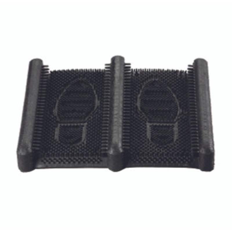 Wearwell The Mud Chucker Black w/ Pliable Scraping Rubber Fingers Boxed, 2 3/16in x 12 3/8in x 15 1/4in – 229.2.2X12.4X15.25