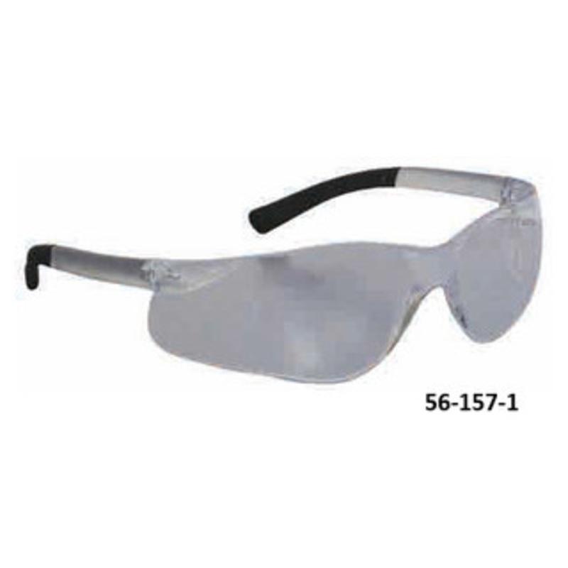 Zenon Z13 Safety Glasses, Gray Lens, Scratch Resistant, Gray Temple – 56-159-7