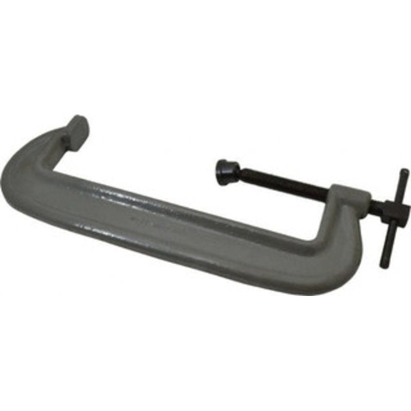 Wilton Heavy-Duty 12 Max Opening, 2-15/16 Throat Depth, Forged Steel Standard C-Clamp 15,000 Lb Capacity, 8 Min Opening, Standard Throat Depth, Cold Drawn Steel Screw 14198 – 08104523