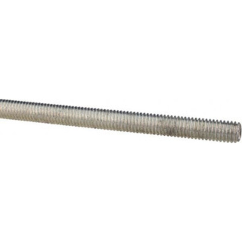 Value Collection M8x1.25 x 1m Steel Metric Threaded Rod Right Hand Thread, Zinc Plated Finish, UNC 2373 – 04354924