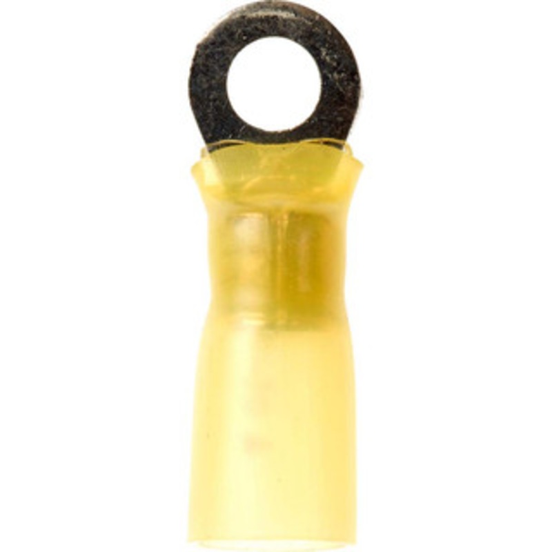 3M 12-10 AWG Partially Insulated Crimp Connection Circular Ring Terminal #10 Stud, 1.1 OAL x 0.38 Wide, Copper Contact 7000133378 – 73125908