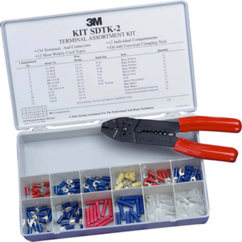 3M 134 Piece, Terminal Kit 7100164459 – 73125684