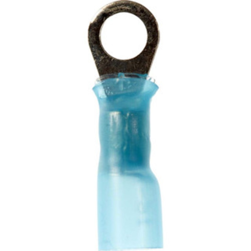 3M 16-14 AWG Partially Insulated Crimp Connection Circular Ring Terminal #10 Stud, 1 OAL x 0.31 Wide, Copper Contact 7000133386 – 73125858