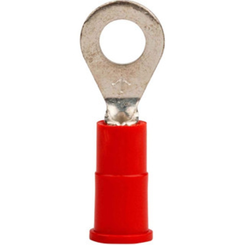 3M 22-18 AWG Partially Insulated Crimp Connection Circular Ring Terminal 1/4 Stud, 1.08 OAL x 0.47 Wide, Copper Contact 7100164984 – 77675502