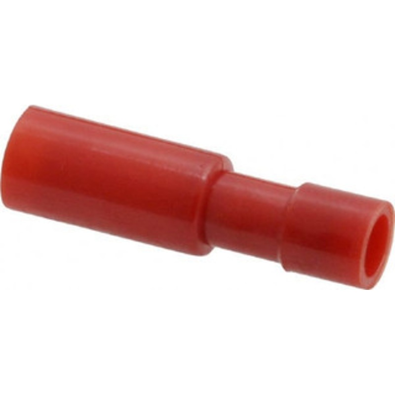 3M 22 to 18 AWG Bullet Connector 0.156 Bullet Diam, Red Nylon Insulation 7100165170 – 81986994