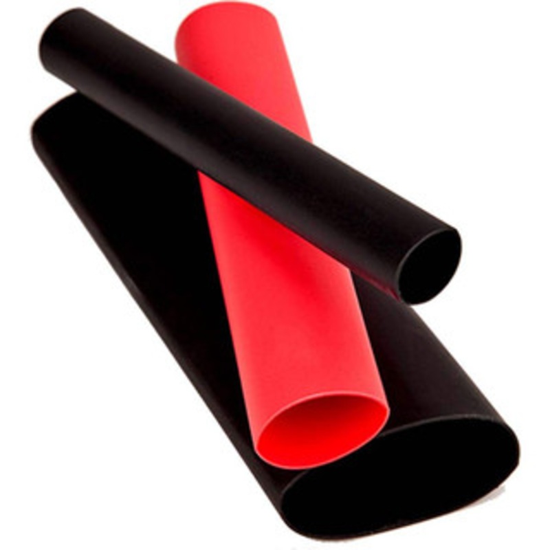 3M 6 Long, 3:1, Polyolefin Heat Shrink Electrical Tubing Black 7010350253 – 77654648