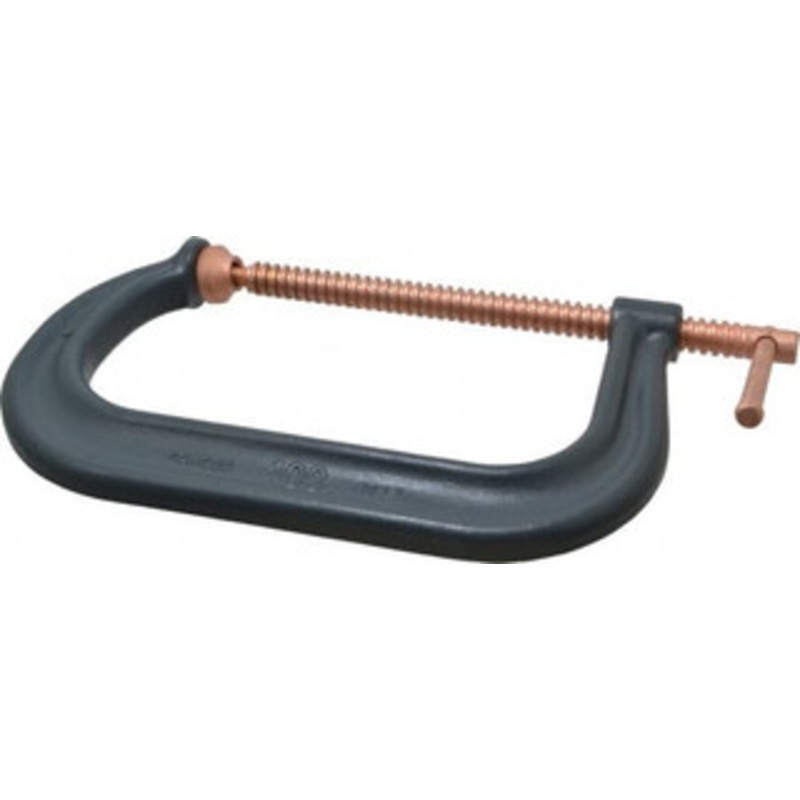 Wilton Regular-Duty 8-1/4 Max Opening, 5 Throat Depth, Forged Steel Standard C-Clamp 6,900 Lb Capacity, 0 Min Opening, Deep Throat 14271 – 78090289
