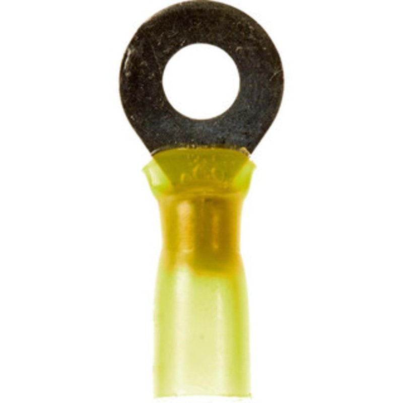 3M 12-10 AWG Partially Insulated Crimp Connection Circular Ring Terminal 1/4 Stud, 1.2 OAL x 0.59 Wide, Copper Contact 7000133380 – 73125916