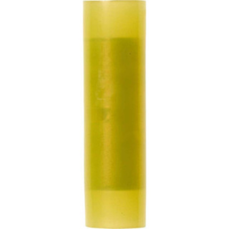 3M 12 to 10 AWG Compatible, Nylon Fully Insulated, Crimp-On Butt Splice Terminal 2 Wire Entries, Yellow 7010319562 – 88013727