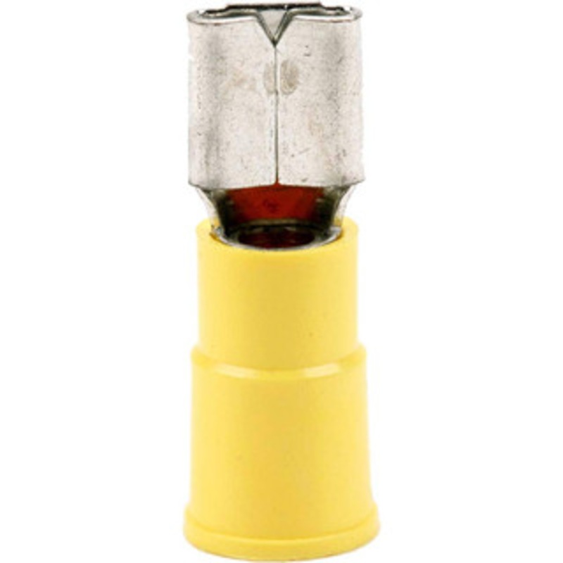 3M 12 to 10 AWG Partially Insulated Female Wire Disconnect 1/4 Tab, Yellow, RoHS 2011/65/EU Compliant 7010349263 – 77655843