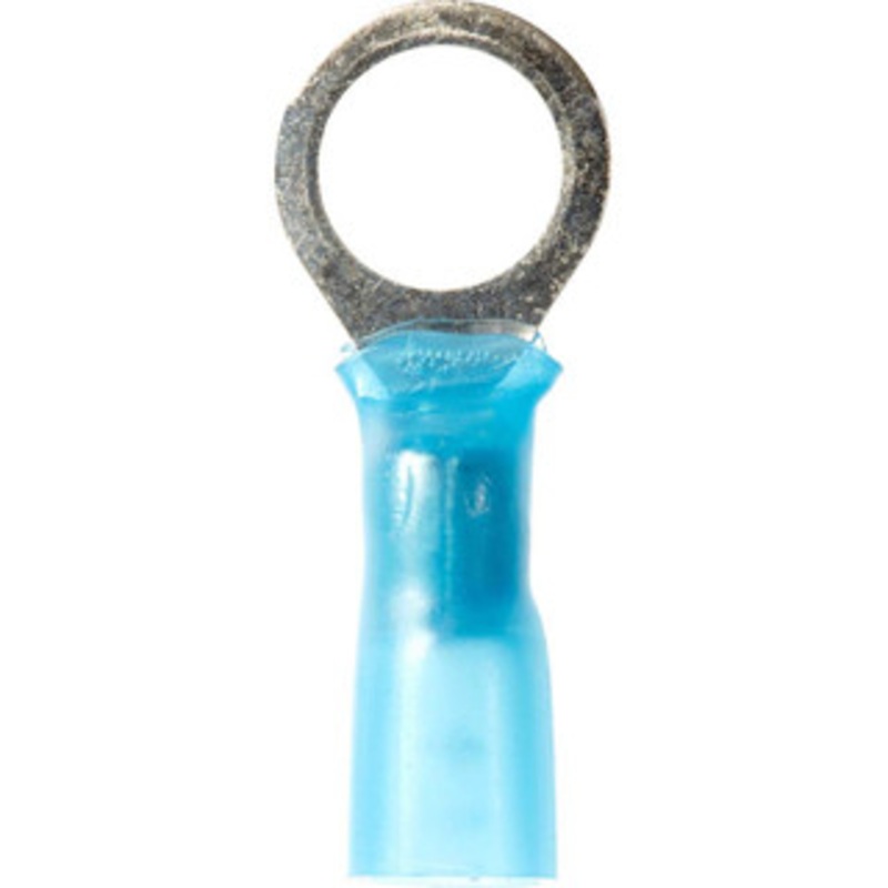 3M 16-14 AWG Partially Insulated Crimp Connection Circular Ring Terminal 5/16 Stud, 1.1 OAL x 0.47 Wide, Copper Contact 7000133390 – 73125874