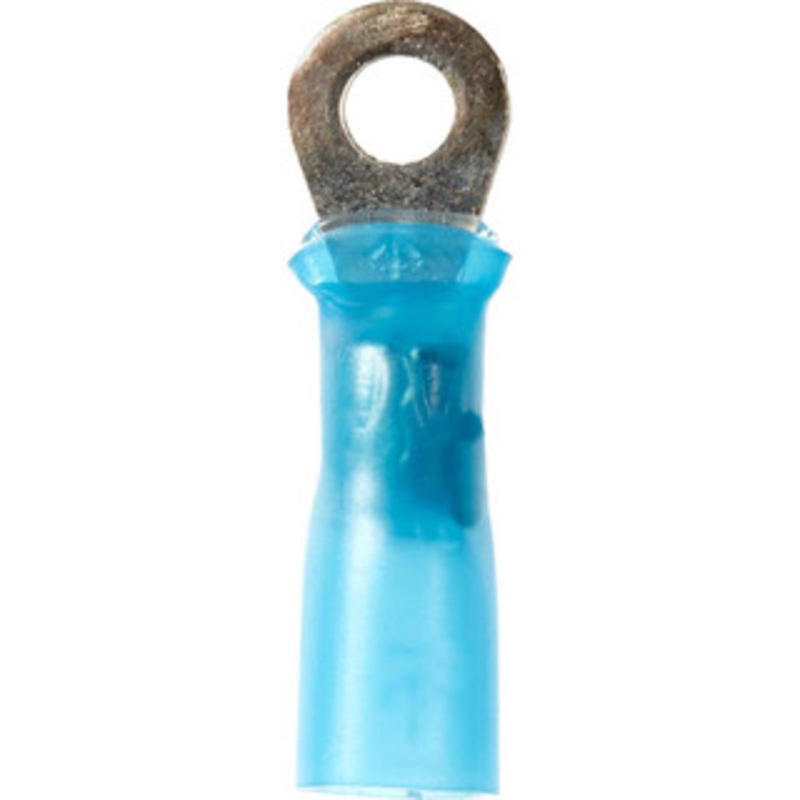 3M 16-14 AWG Partially Insulated Crimp Connection Circular Ring Terminal #6 Stud, 1 OAL x 0.31 Wide, Copper Contact 7000133384 – 73125833