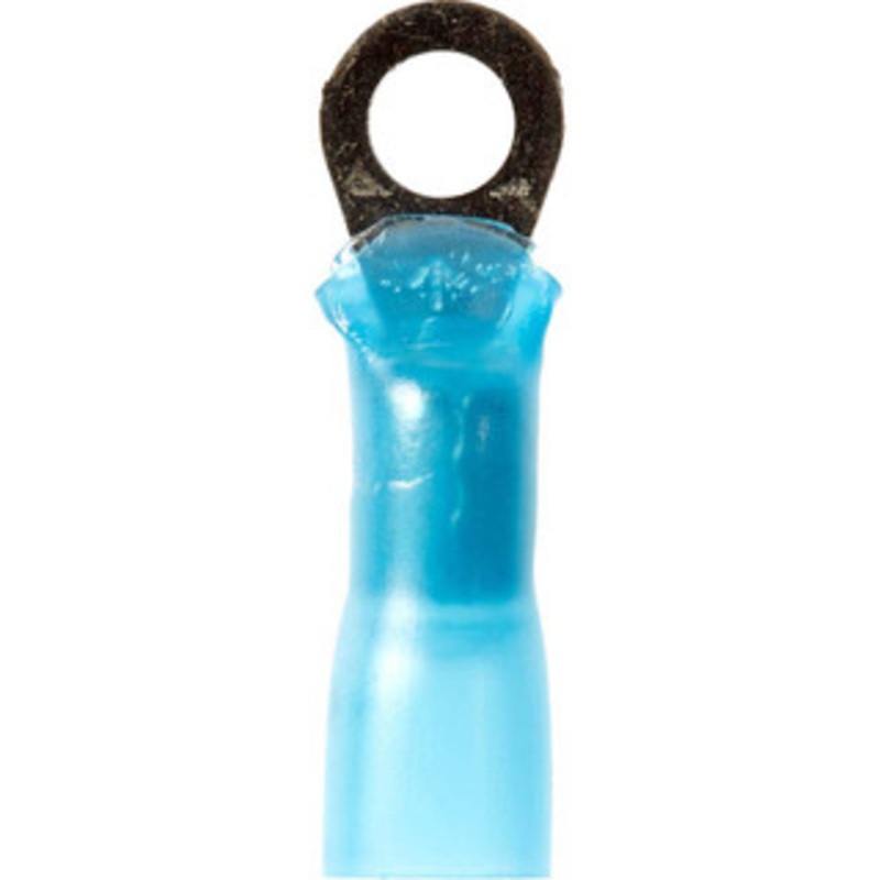 3M 16-14 AWG Partially Insulated Crimp Connection Circular Ring Terminal #8 Stud, 1 OAL x 0.31 Wide, Copper Contact 7000133385 – 73125841