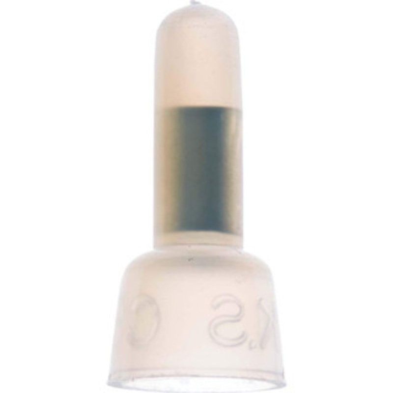 3M 18 to 10 AWG Compatible, Nylon Fully Insulated, Crimp-On Butt Splice Terminal Copper Contacts, 1 OAL, Clear 7010399302 – 72363963