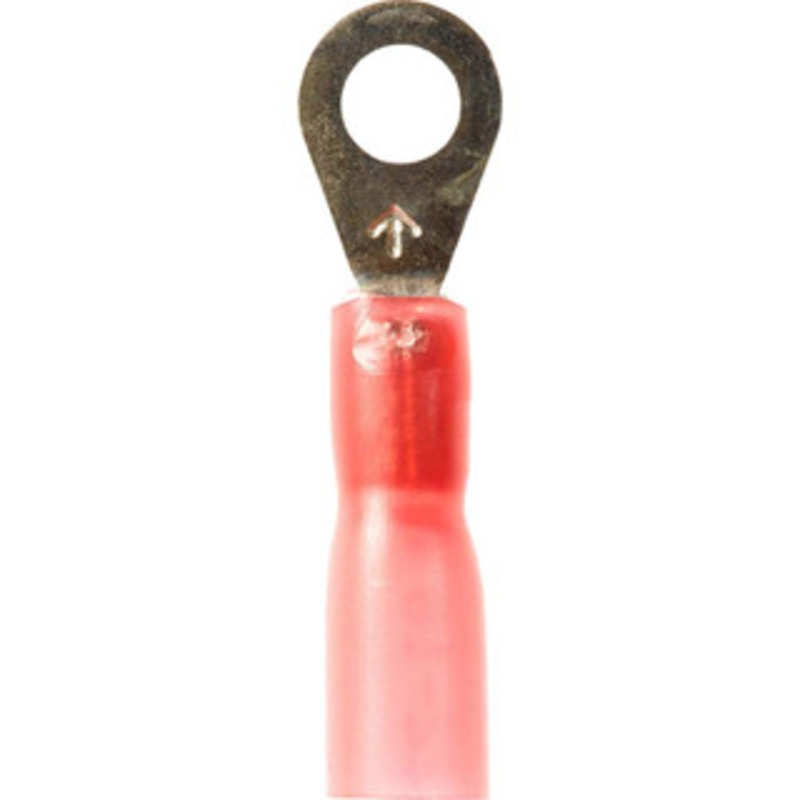 3M 22-18 AWG Partially Insulated Crimp Connection Circular Ring Terminal #8 Stud, 1 OAL x 0.31 Wide, Copper Contact 7000133395 – 73125817