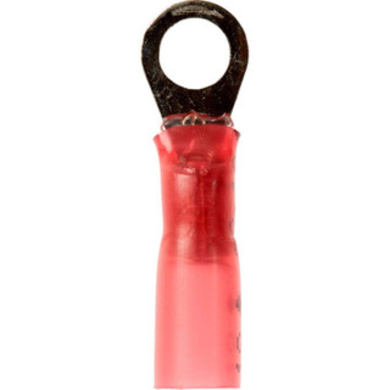 3M 22-18 AWG Partially Insulated Crimp Connection Circular Ring Terminal #8 Stud, 1 OAL x 0.31 Wide, Copper Contact 7000133396 – 73125825