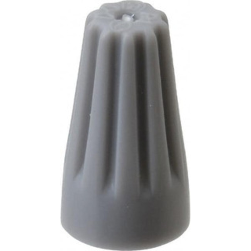 3M 3, 22 to 2, 16 AWG, 300 Volt, Fire Resistant, Standard Twist on Wire Connector Gray, 221F 7010348890 – 54040480
