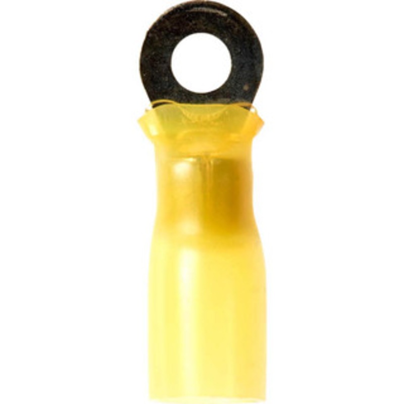 3M 12-10 AWG Partially Insulated Crimp Connection Circular Ring Terminal #8 Stud, 1.1 OAL x 0.38 Wide, Copper Contact 7000133377 – 73125890