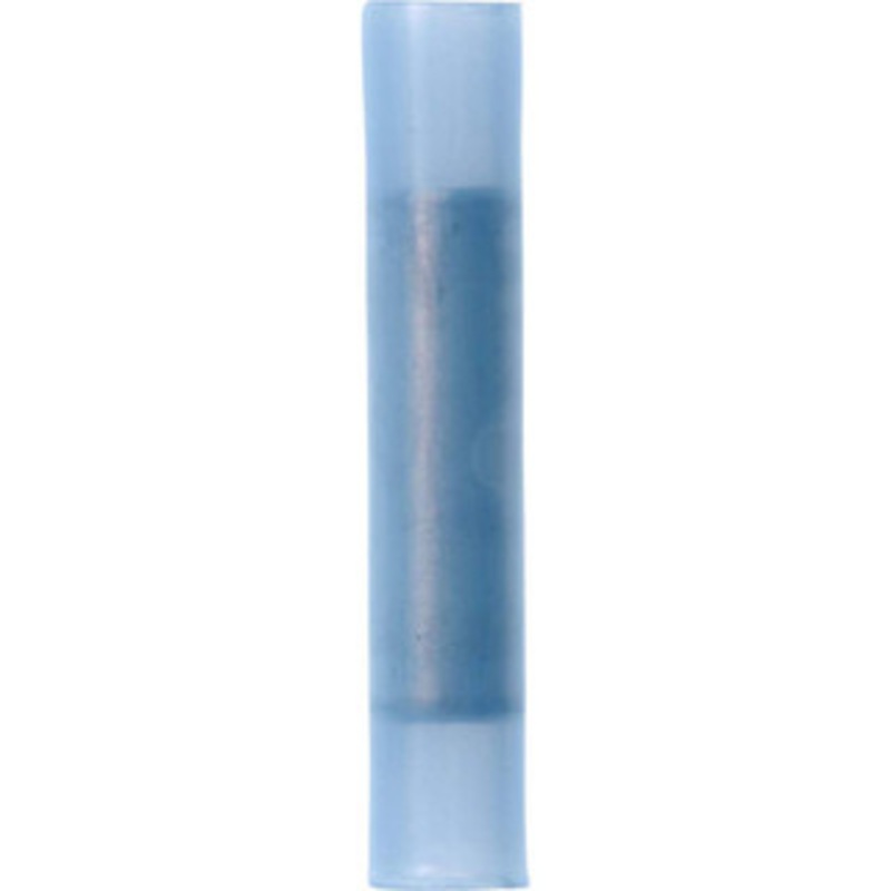 3M 16 to 14 AWG Compatible, Nylon Fully Insulated, Crimp-On Butt Splice Terminal 2 Wire Entries, 1.08 OAL, Blue 7010399749 – 88013693
