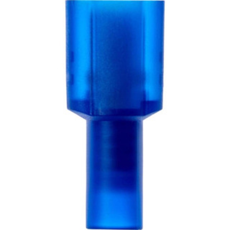 3M 16 to 14 AWG Fully Insulated Male Wire Disconnect 1/4 Tab, Blue, RoHS 2011/65/EU Compliant 7010304077 – 88090741