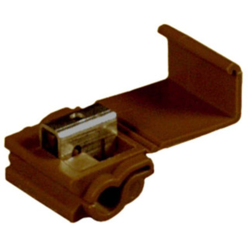 3M 18 to 10 AWG, Brown, IDC, Tap Quick Splice Connector 2 Wires 7010349566 – 54041652