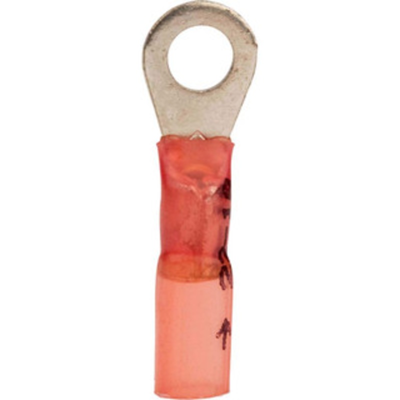 3M 22-18 AWG Partially Insulated Crimp Connection Circular Ring Terminal #6 Stud, Copper Contact 7100164989 – 88091046