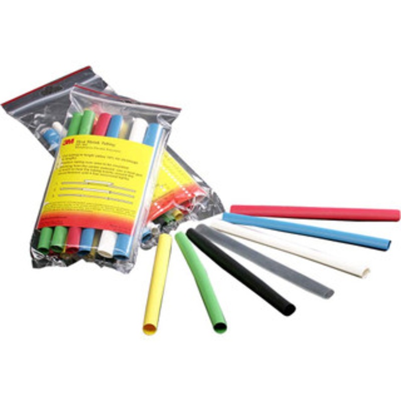 3M 48 Long, 2:1, Polyolefin Heat Shrink Electrical Tubing Black 7000133520 – 77677367